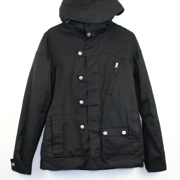 Burton Snowboard Black Jacket Coat (M) - Picture 1 of 9